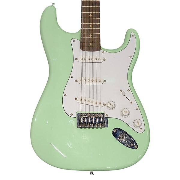 Used Squier Used Squier Affinity Stratocaster Seafoam Green Solid Body Electric Guitar