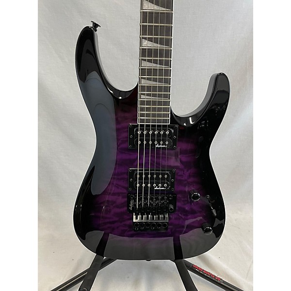 Used Jackson Used Jackson Dinky JS32Q DKA Transparent Purple Burst Solid Body Electric Guitar