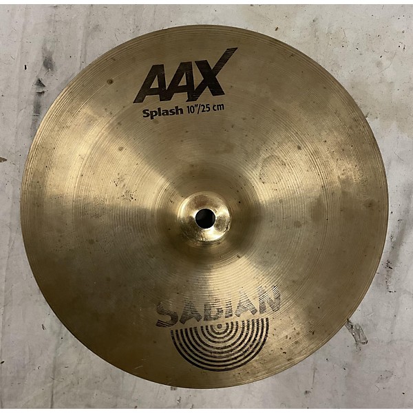 Used SABIAN 10in AAX Splash Brilliant Cymbal