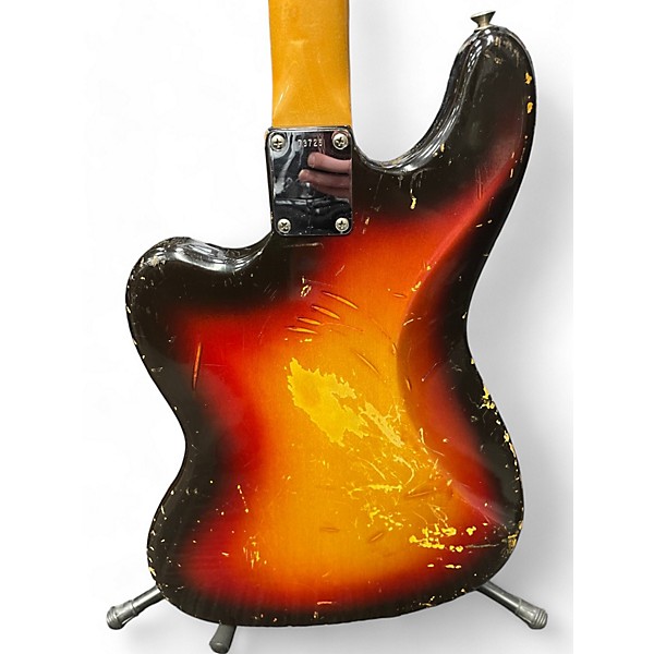 Vintage 1962 Fender Bass VI 3 Tone Sunburst Electric Bass Guitar