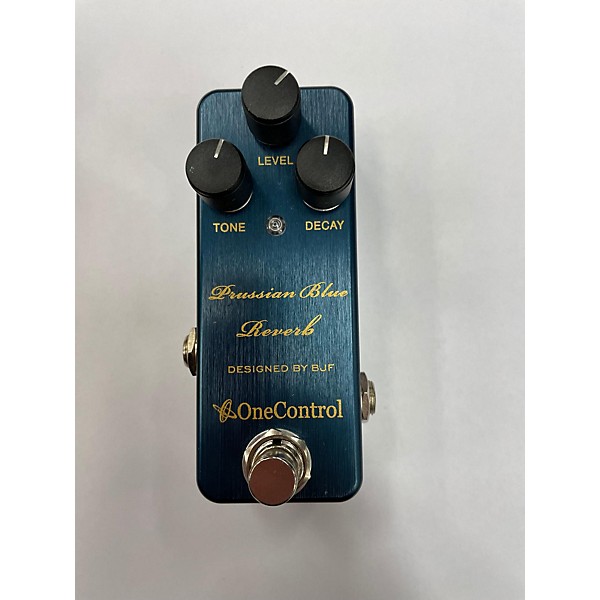 Used One Control Used One Control Prussian Blue Reverb Effect Pedal