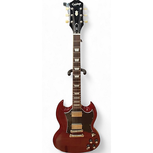 Used Epiphone Used Epiphone SG Standard Wine Red Solid Body Electric Guitar