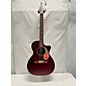 Used Fender Used Fender Newporter Player Burgundy Acoustic Electric Guitar thumbnail