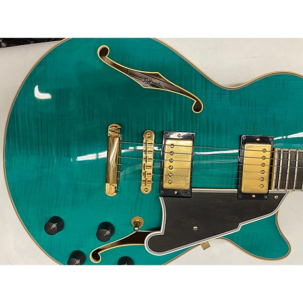 Used D'Angelico Used D'Angelico MASTER BUILDER NYSS Green Hollow Body Electric Guitar