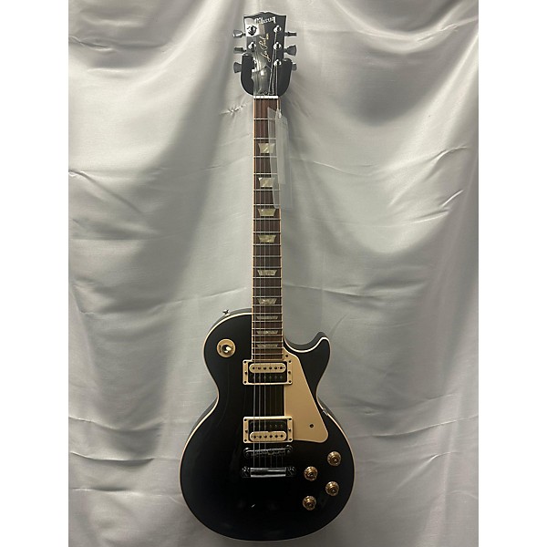 Used Gibson Used Gibson Les Paul Traditional Pro Black Solid Body Electric Guitar