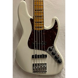 Used Fender Used Fender American Ultra Jazz Bass V Olympic Pearl Electric Bass Guitar