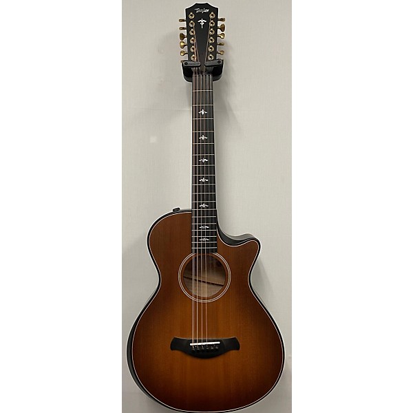 Used Taylor Used Taylor 652 CE Buliders Edition Wild Honey Burst Satin 12 String Acoustic Electric Guitar