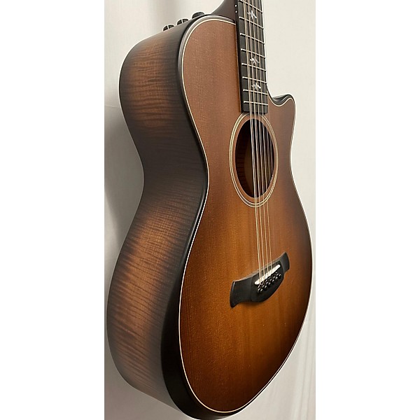 Used Taylor Used Taylor 652 CE Buliders Edition Wild Honey Burst Satin 12 String Acoustic Electric Guitar