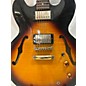 Used Epiphone Used Epiphone Dot Deluxe Flametop Tobacco Sunburst Hollow Body Electric Guitar