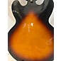 Used Epiphone Used Epiphone Dot Deluxe Flametop Tobacco Sunburst Hollow Body Electric Guitar