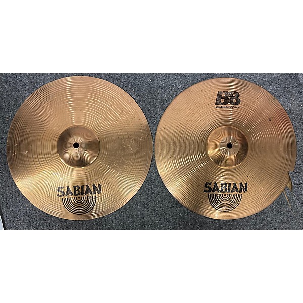 Used SABIAN 14in B8 Hi Hat Pair Cymbal