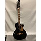 Used Fender Used Fender Kingman Acoustic Electric Bass Black Acoustic Bass Guitar thumbnail