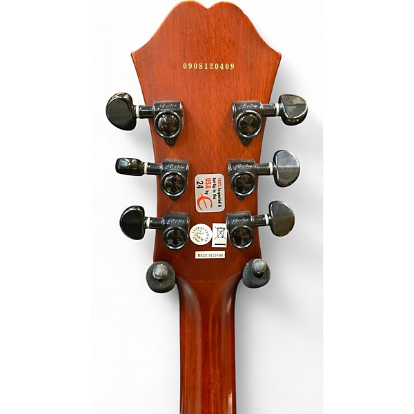 Used Epiphone Dot Studio Brown Sunburst Hollow Body Electric Guitar