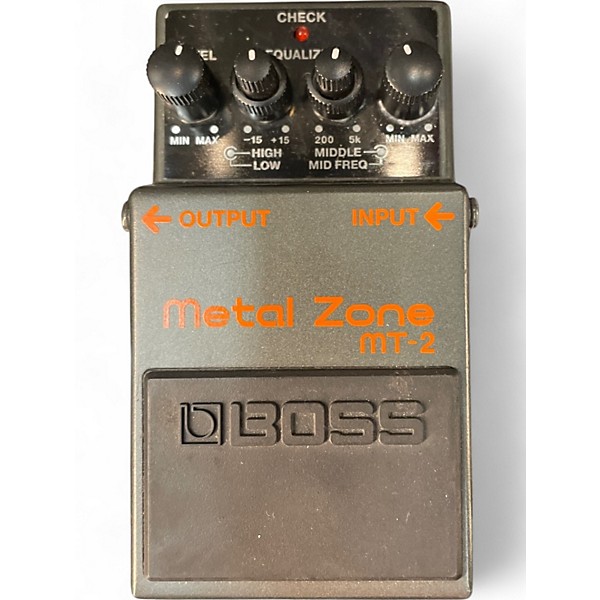 Used BOSS Used BOSS MT2 Metal Zone Distortion Effect Pedal