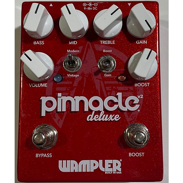 Used Wampler Pinnacle Deluxe Distortion Effect Pedal