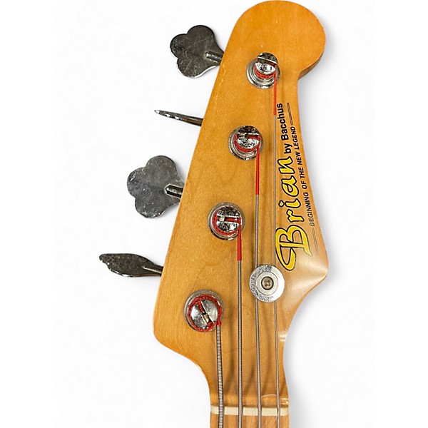 Used Brian By Bacchus Jazz Bass Blue Electric Bass Guitar