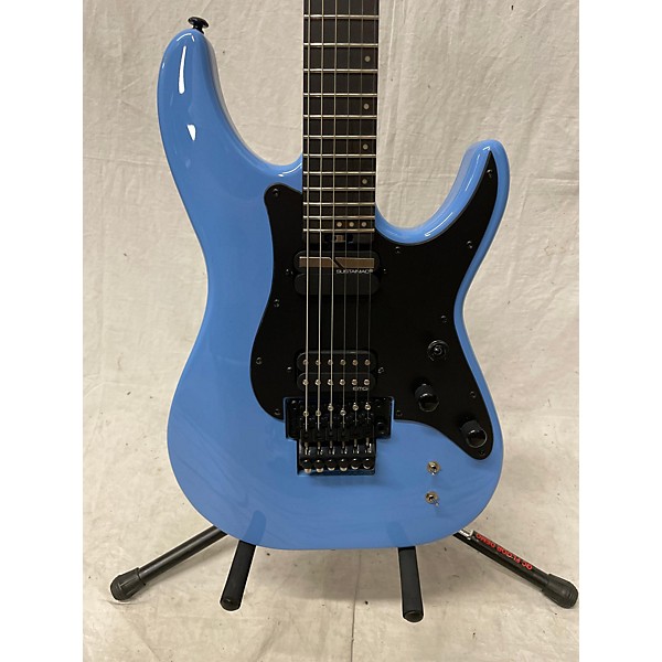 Used Schecter Guitar Research Used Schecter Guitar Research Omen Elite 8 MS Blue Solid Body Electric Guitar