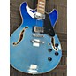 Used Ibanez Used Ibanez AS73FM Blue Hollow Body Electric Guitar