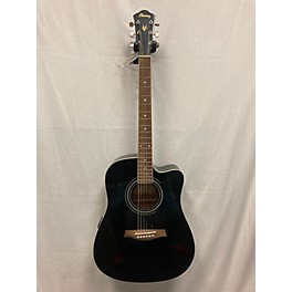 Used Ibanez V70CE Black Acoustic Electric Guitar