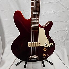 Used Epiphone Used Epiphone Jack Cassidy Signature Candy Apple Red Electric Bass Guitar