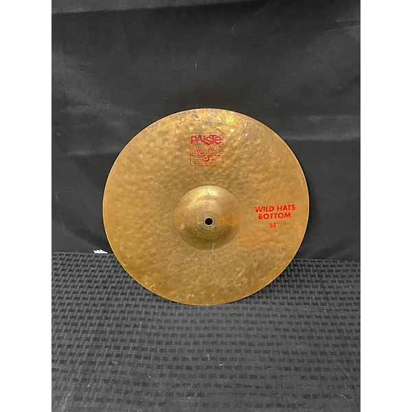 Used Paiste 14in Rude Wild Hi Hat Bottom Cymbal