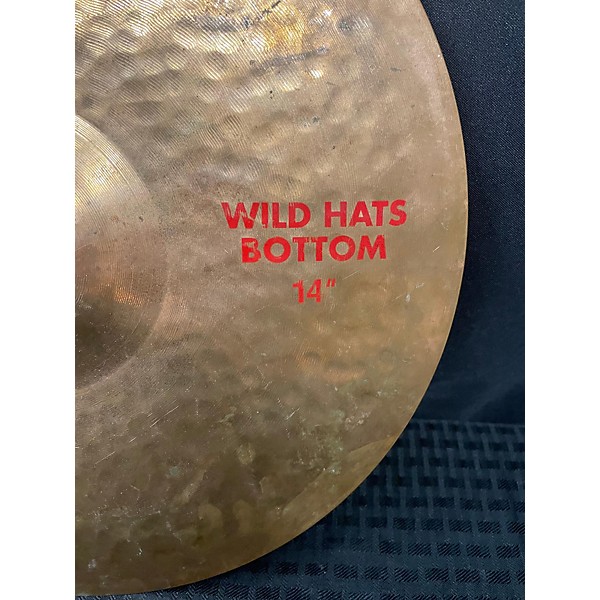 Used Paiste 14in Rude Wild Hi Hat Bottom Cymbal