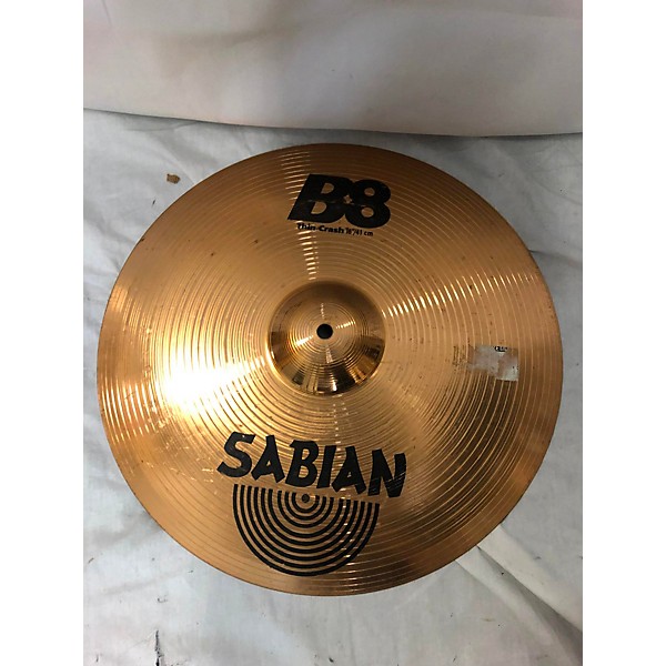 Used SABIAN Used SABIAN 14in B8 Thin Crash Cymbal