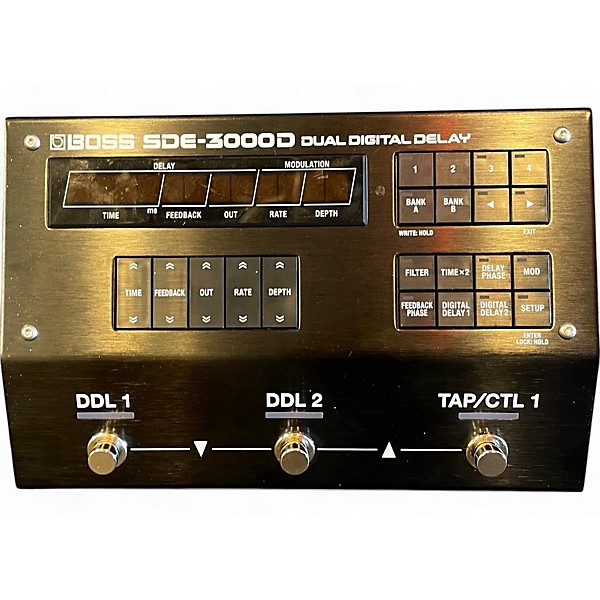 Used BOSS sde3000d Effect Pedal