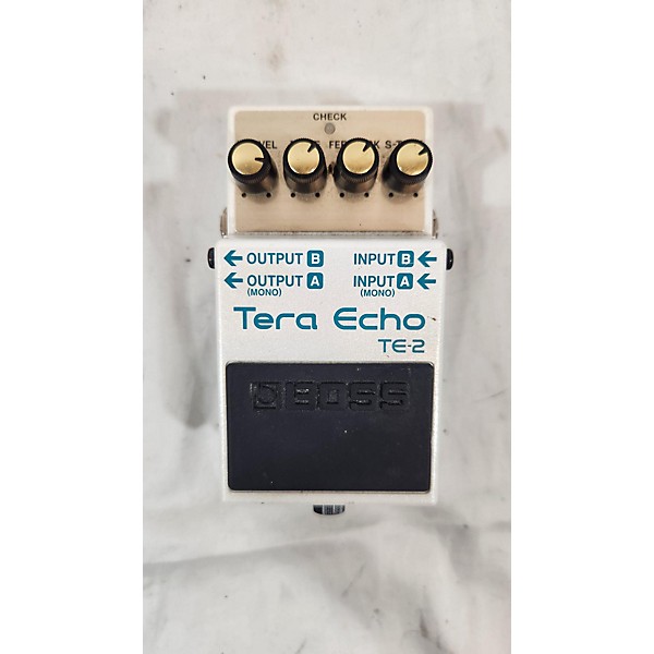 Used BOSS TE2 Tera Echo Effect Pedal