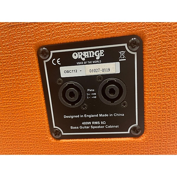 Used Orange Amplifiers Used Orange Amplifiers OBC112 Bass Cabinet