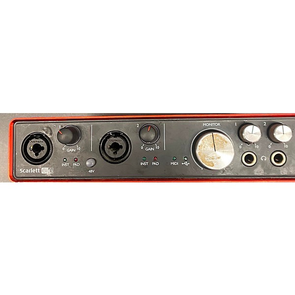 Used Focusrite 2016 Scarlett 6i6 Gen 2 Audio Interface