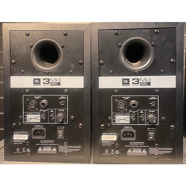 Used JBL Used JBL 305P MKII PAIR Powered Monitor