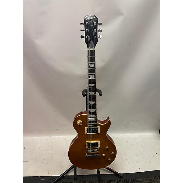 Used Austin LES PAUL Solid Body Electric Guitar Gold Guitar Center