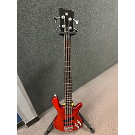 Used Warwick Streamer LX Trans Burgundy Red Electric Bass Guitar