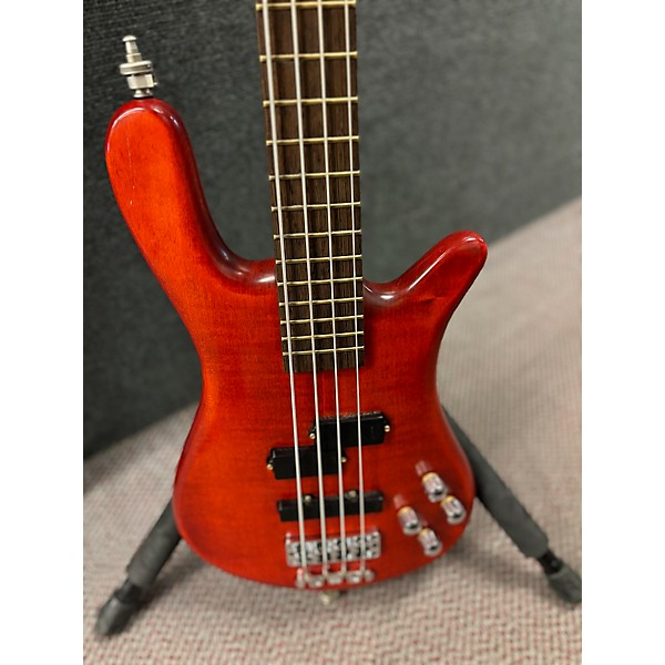 Used Warwick Streamer LX Trans Burgundy Red Electric Bass Guitar