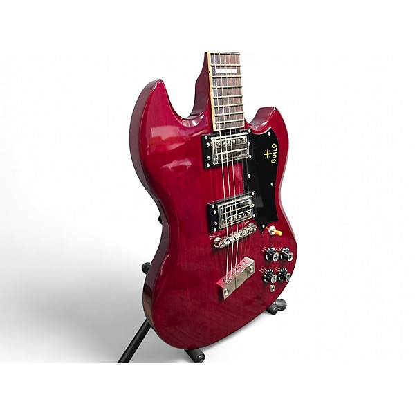 Used Guild Used Guild Newark St. Collection S-100 Polara Cherry Red Solid Body Electric Guitar