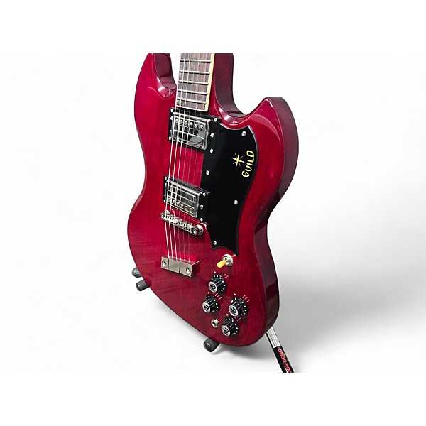 Used Guild Used Guild Newark St. Collection S-100 Polara Cherry Red Solid Body Electric Guitar