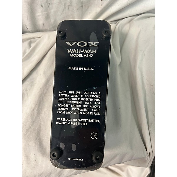 Used VOX Used VOX V847 Reissue Wah Effect Pedal