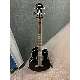 Used Ibanez AEB10E-BK Acoustic Bass Guitar