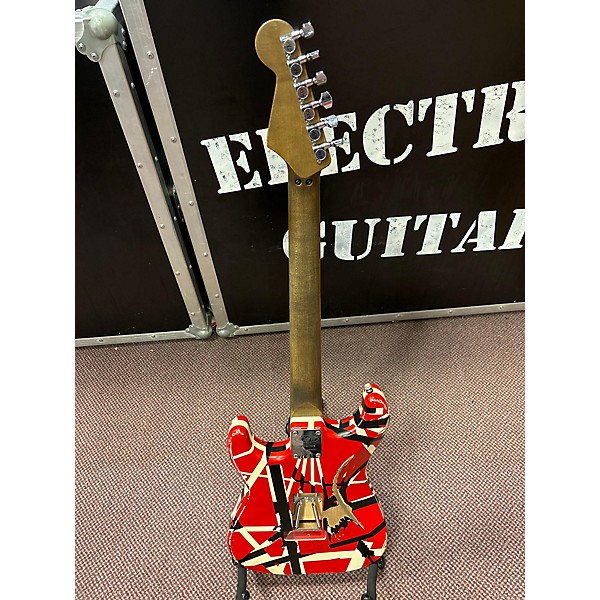 Used EVH Used EVH Striped Series Frankie Custom Graphic Solid Body Electric Guitar