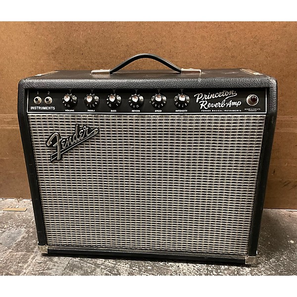 Used Fender 1965 Princeton Reverb 15W 1x10 Tube Guitar Combo Amp