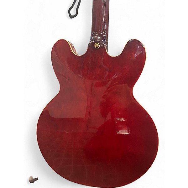 Used Epiphone Used Epiphone Riviera P93 Candy Apple Red Hollow Body Electric Guitar