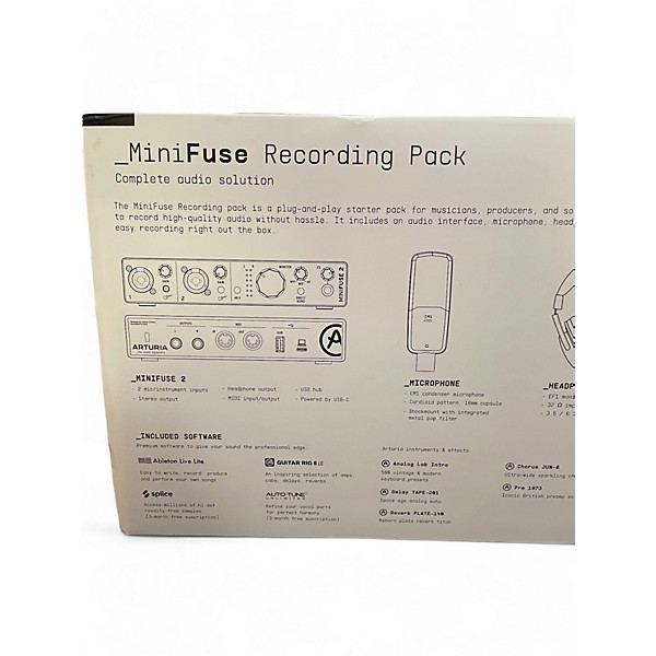 Used Used Arturia Minifuse Recording pack Production Controller