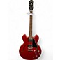 Used Epiphone Used Epiphone ES335 IG Satin Red Hollow Body Electric Guitar thumbnail