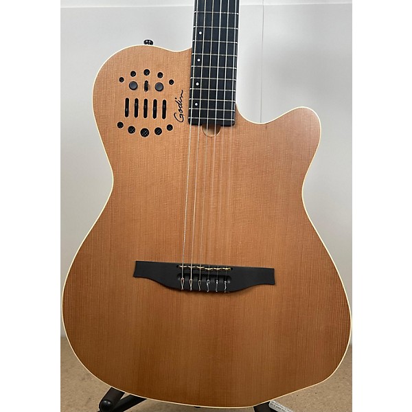Used Godin ACS Multiac Acoustic Electric Guitar Natural Guitar Center