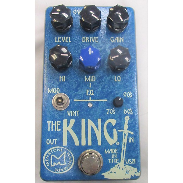 Used Menatone The King Studio Effect Pedal