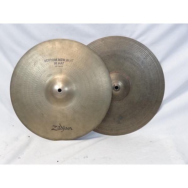 Used Zildjian 14in New Beat Hi Hat Pair Cymbal