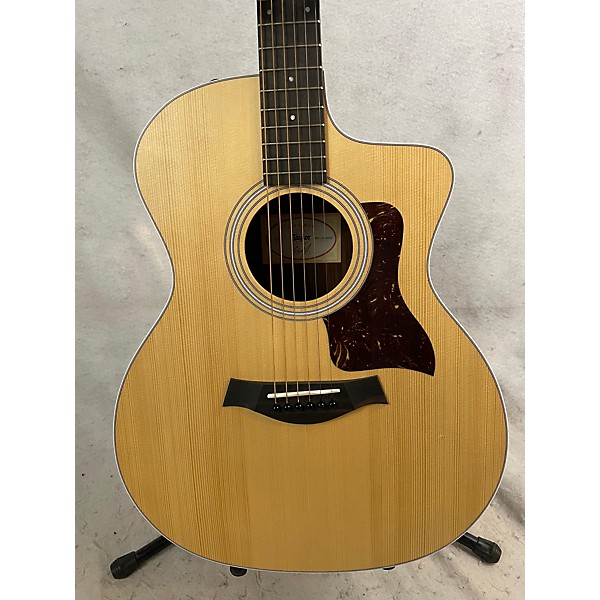 Used Taylor Used Taylor 214CE Natural Acoustic Electric Guitar