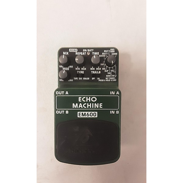 Used Behringer EM600 Echo Machine Echo Modeling Effect Pedal | Guitar Center