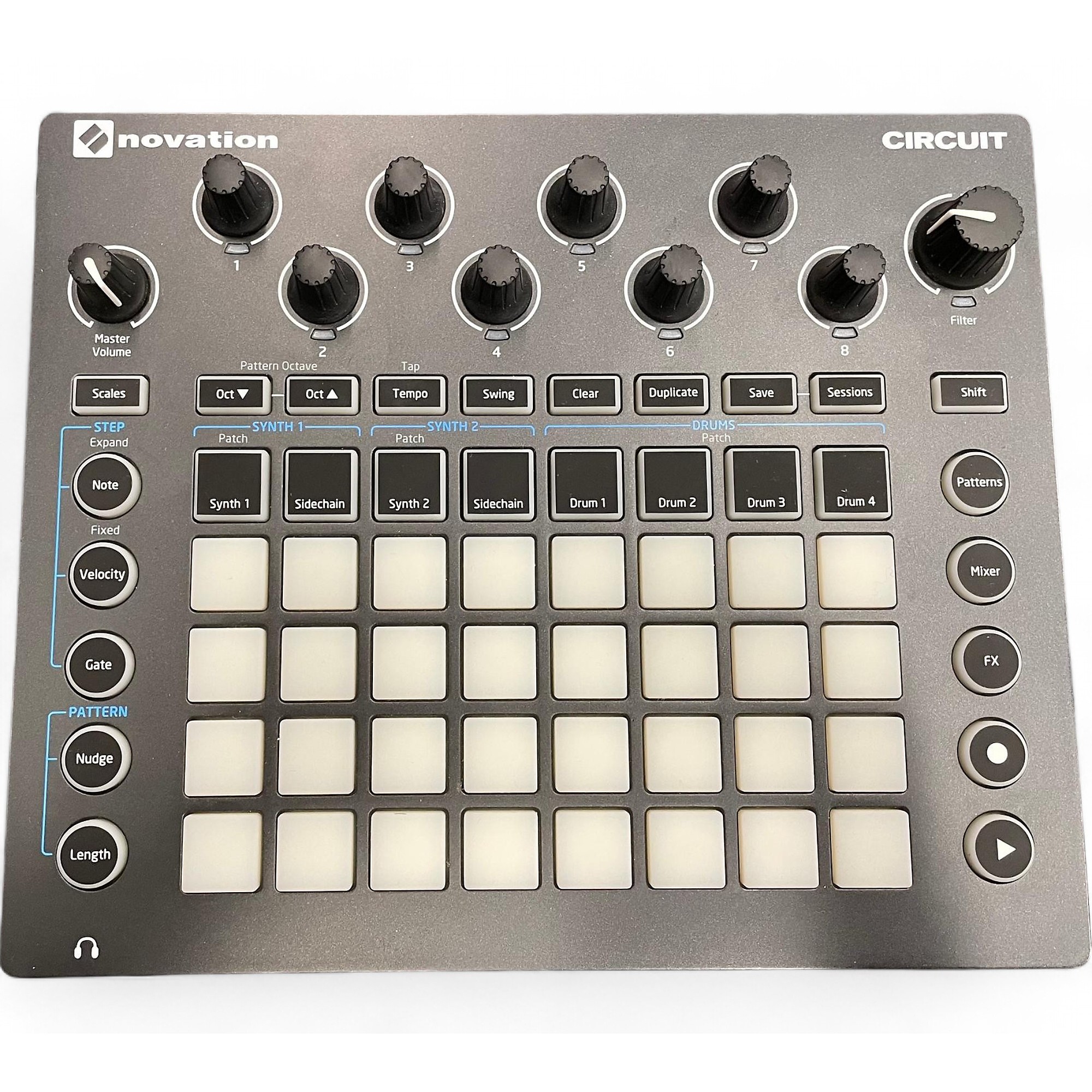 Novation Circuit （無印） Novation Circuit | Vintage Synth Explorer